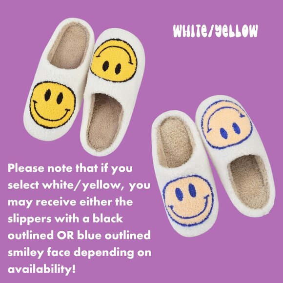 Smiley Face Slippers - Picture 3 of 4